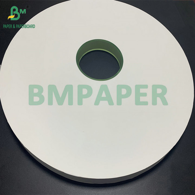 Papel Kraft blanco de 32 mm y 24 g para envases individuales de paja