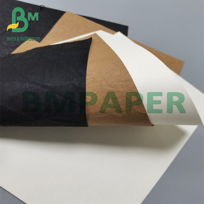 110Yards Roll de papel Kraft lavable reciclable 0,55 mm para bolsas cosméticas