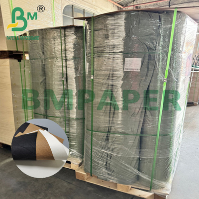 110Yards Roll de papel Kraft lavable reciclable 0,55 mm para bolsas cosméticas