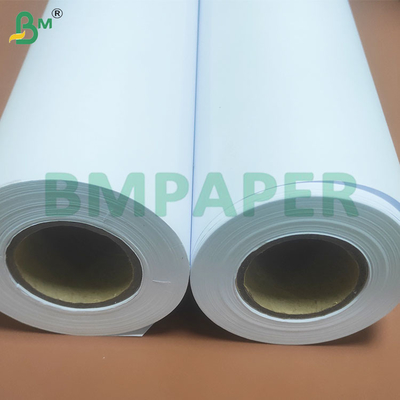80 GSM Alta precisión antiarrollado CAD Plotter Rollos de papel de 614 mm de ancho