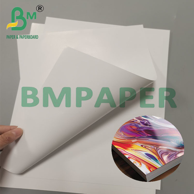 128 gramos de papel de arte de doble cara, brillante y mate, de 27x34 pulgadas para revistas.