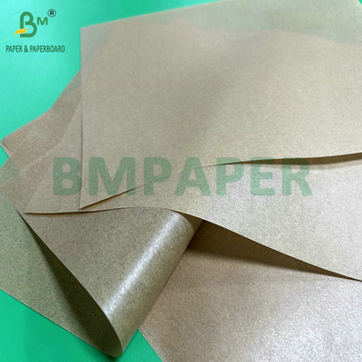 4 x 3 pies 30gm 40gm papel de pergamino de silicona de color Kraft para hornear alimentos