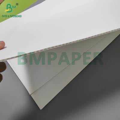 120+120+120g Hojas de cartón corrugado blanco para revestimiento cosmético 30" x 40"