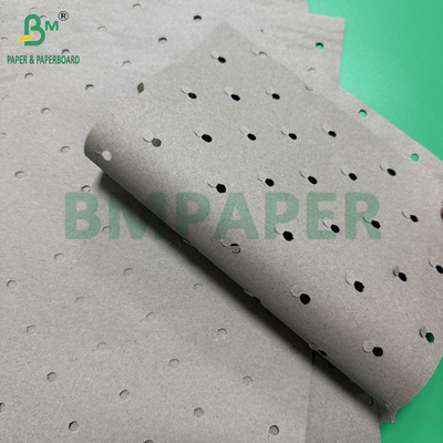 70 gramos 80 gramos Rollos de papel Kraft marrón perforado reciclado 20 - 100 pulgadas de ancho