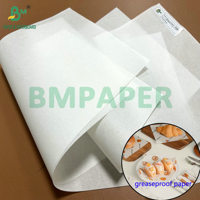 38g 40g Imprimible Papel resistente a la grasa de cera para el paquete de pan 12 "x 12"