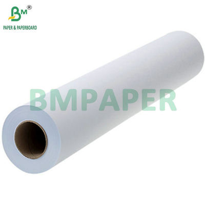 24' de ancho 80gm CAD Plotter Paper Papel de fianza no codificado Rollo de papel de 2' 3' de núcleo