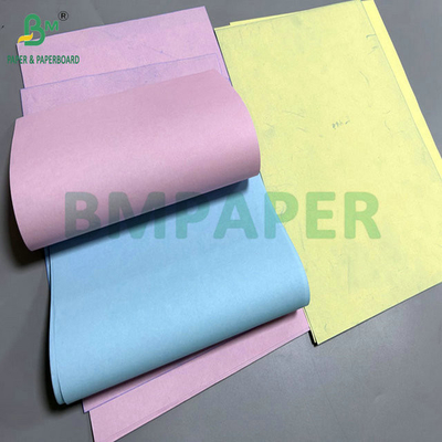 50gm 60gm 8,5" x 14" de color rosa azul Papel sin carbono para el recibo de entrega