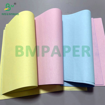 50gm 60gm 8,5" x 14" de color rosa azul Papel sin carbono para el recibo de entrega