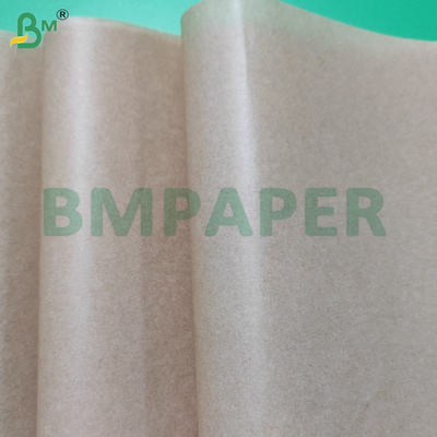 30GSM Hojas de papel marrón recubiertas de silicona de doble cara de grado alimenticio