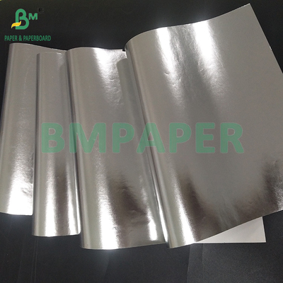 70 gramos de papel metalizado de aluminio de plata impermeable para etiqueta de cerveza de resistencia húmeda