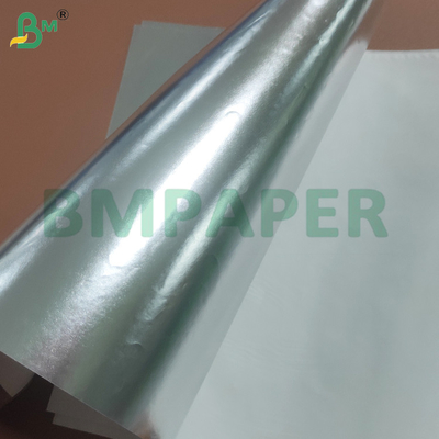 Rolos de papel de cerveza de resistencia húmeda de plata brillante para etiquetas de botellas