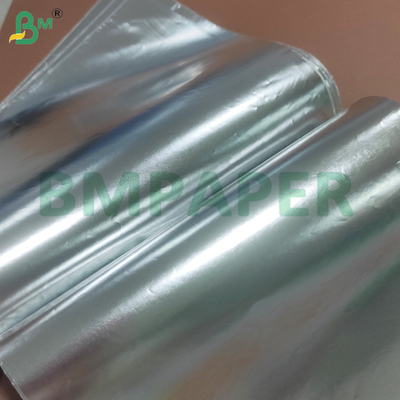 Rolos de papel de cerveza de resistencia húmeda de plata brillante para etiquetas de botellas