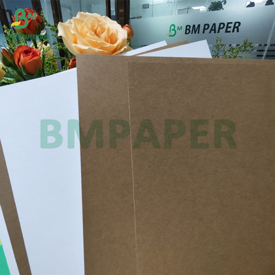 0.7mm 590gm White Face Kraft Board para productos electrónicos Envase 79 x 109cm