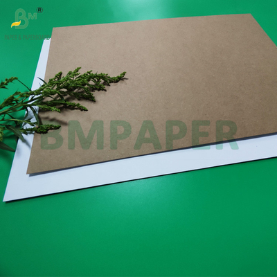 0.7mm 590gm White Face Kraft Board para productos electrónicos Envase 79 x 109cm