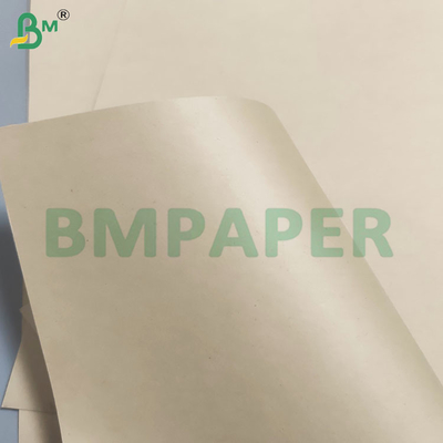 Papel de base de copa de color marrón con recubrimiento de PE de doble cara, rodillos de papel 190+10 gm