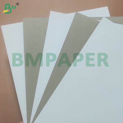 300 gramos de celulosa reciclada 700*1000 mm de hojas de papel blanco gris recubiertas