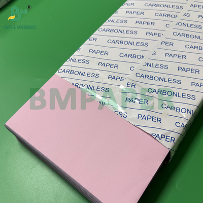 55 - 80gm Papel CF sin carbono para recibos Hojas de color rosa claro verde azul amarillo