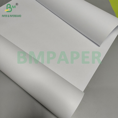20LB Papel de fianza CAD blanco sin recubrimiento para dibujo de ingeniería 36"*150ft Rollos