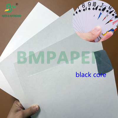 Papel de póquer de núcleo negro C2S de 71 cm, rollo de 280 gramos, 300 gramos, para jugar a las cartas