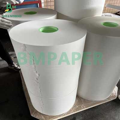 24gm 28gm de grado alimenticio MG Papel Kraft Blanco Para Envuelco Paja 22mm 28mm 53mm