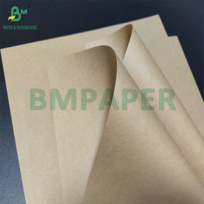 Resistencia 90g 100g Papel Kraft puro para hacer bolsas de compras Bolsas de café
