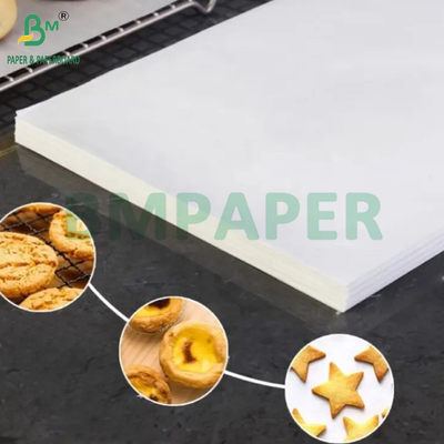 Papel blanco blanqueado a prueba de grasa para hornear sin PFAS Kit 5 Kit 7