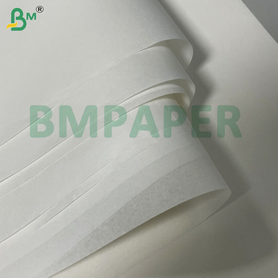 38-50gm Papel a prueba de grasa para envases de alimentos grasos Opciones marrón y blanco Kit 3-8, resistente a la humedad Reciclable