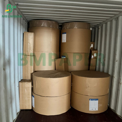 Ancho del rollo 440 mm 450 mm 48 gramos 55 gramos Papel térmico blanco para impresoras POS