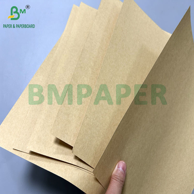 100 gramos 120 gramos de pulpa virgen de color marrón de papel artesanal para bolsas de alimentos
