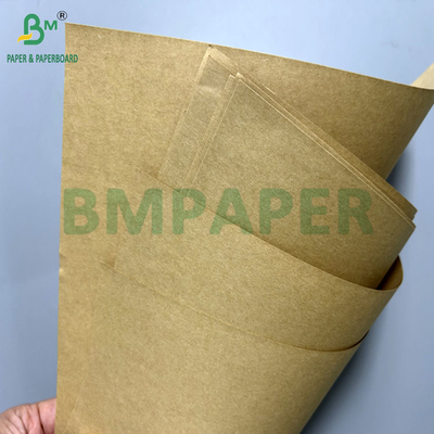 100 gramos 120 gramos de pulpa virgen de color marrón de papel artesanal para bolsas de alimentos