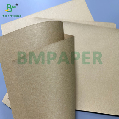 100 gramos 120 gramos de pulpa virgen de color marrón de papel artesanal para bolsas de alimentos