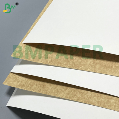 250 g 270 g cartón Kraft blanco impermeable a la congelación y a la humedad para envases de alimentos congelados