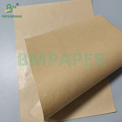 60 gramos de papel Kraft de grado alimenticio de un lado bruno brillante rayado