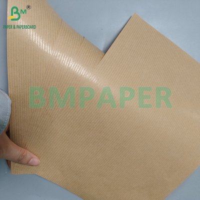 60 gramos de papel Kraft de grado alimenticio de un lado bruno brillante rayado