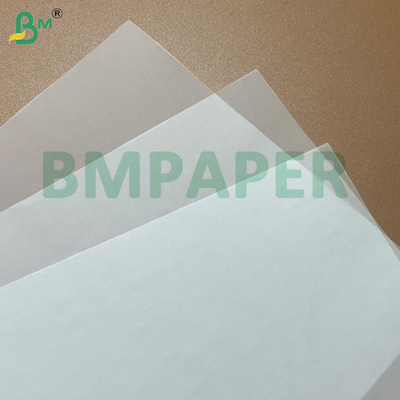 83gm 92gm Resistente a la tinta Translúcido de peso ligero Hoja de papel de rastreo de patrones para trazador CAD