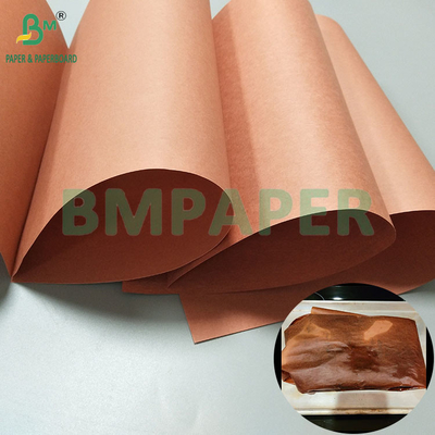 66 gm 70 gm Rollo de papel de carnicería rosa sin revestimiento para barbacoa 60 cm*50 m
