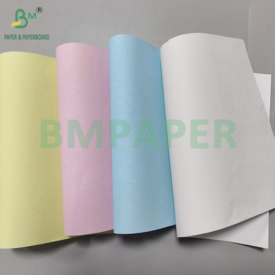 80gm CB CFB CF papel de copia sin carbono Rollo de papel 242mm × 12000m Imagen azul