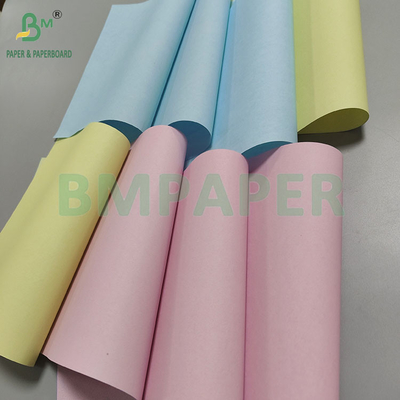 80gm CB CFB CF papel de copia sin carbono Rollo de papel 242mm × 12000m Imagen azul