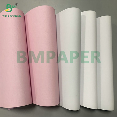 56 gm 60 gm CB CFB CF Blanco Azul Rosa Papel sin carbono 44,5 cm Rollo