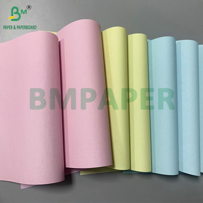 60gm 75gm CB Blanco CFB CF Azul Amarillo Rosa Papel sin carbono 70x100cm Tamaño grande