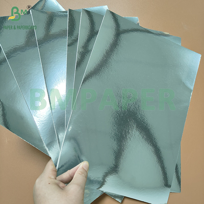 300 gm 425 gm PET revestido de plata cartón de envoltura brillante para la caja de pasta de dientes