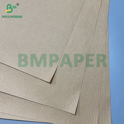 Papel de envoltura de madera virgen de 30GSM a 120GSM sin blanquear con nervadura MG