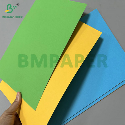 180 gramos 220 gramos Papel de fianza de color azul amarillo para impresión normal 70 x 100 cm