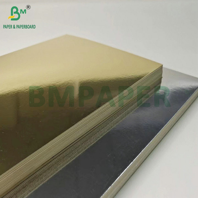 400 gm 425 gm cartón metálico de oro para la fabricación de cajas de embalaje