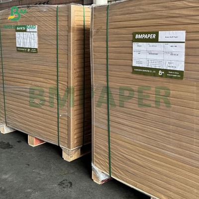 40 g de papel Kraft marrón 100% de fibra de bambú 787 x 1092 mm