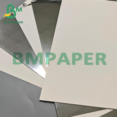 325 gr 425 gr Papel de embalaje de plata mate plegable para envases de regalos