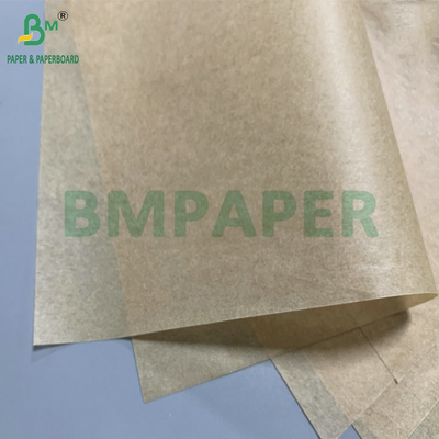 35gm 45gm Papel de pergamino marrón antiadherente para hornear Papel a prueba de aceite