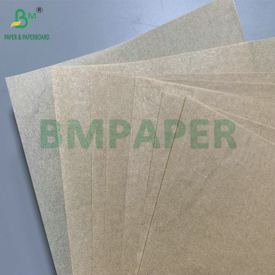 35gm 45gm Papel de pergamino marrón antiadherente para hornear Papel a prueba de aceite
