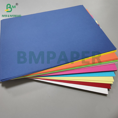 80gm 110gm Papel Bristol de color sin recubrimiento para artesanía escolar 61 x 86cm