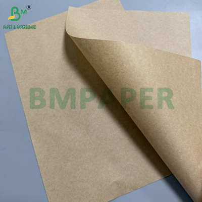 60gm Brown Kraft Rolls de papel resistente a la grasa para el paquete de embalaje de alimentos fritos 7 Resistencia al aceite